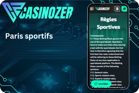 Casinozer - Paris sportifs