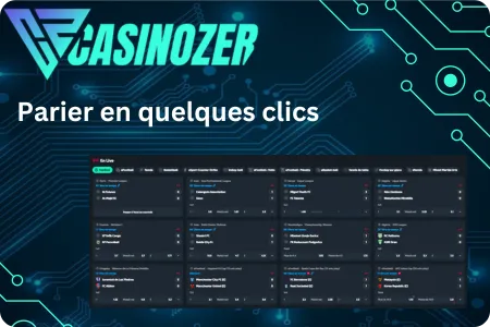 Étapes pour placer un pari via Casinozer sur mobile